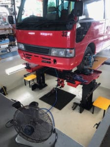 Red Car At The Repairing Shop - Truck Mechanic Darwin in Winnellie, NT